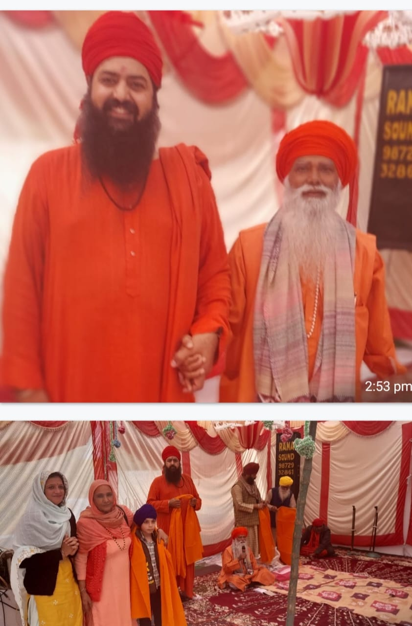 धन श्री गुरु नानक देव महाराज के दिखाए मार्ग पर चलकर ही व्यक्ति शांतिपूर्ण और खुशहाल जीवन जी सकता है---संत बाबा रणजीत सिंह